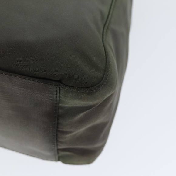 PRADA Tote Bag Nylon Gray Auth 79634 - Picture 8 of 16